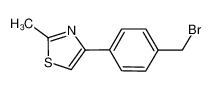 4-[4-(BROMOMETHYL)PHENYL]-2-METHYL-1,3-THIAZOLE 857283-95-5