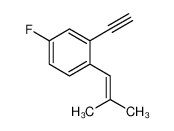 2-ethynyl-4-fluoro-1-(2-methylprop-1-enyl)benzene 819871-54-0