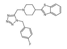 2-(1-{[1-(4-Fluorobenzyl)-1H-tetrazol-5-yl]methyl}-4-piperidinyl) -1,3-benzothiazole 606082-51-3