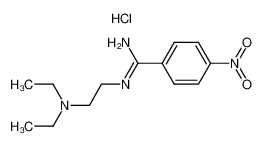 62979-81-1 N-(2-diethylamino-ethyl)-4-nitro-benzamidine, dihydrochloride