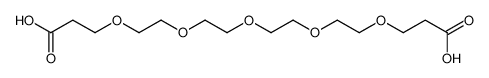 3-[2-[2-[2-[2-(2-carboxyethoxy)ethoxy]ethoxy]ethoxy]ethoxy]propanoic acid 439114-13-3