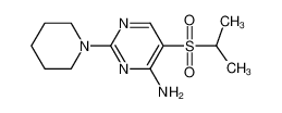 5-(异丙磺酰基)-2-哌啶嘧啶-4-胺