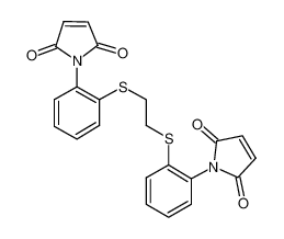 1-[2-[2-[2-(2,5-dioxopyrrol-1-yl)phenyl]sulfanylethylsulfanyl]phenyl]pyrrole-2,5-dione 68555-54-4