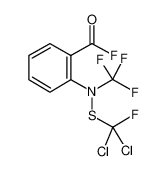 2-[[dichloro(fluoromethyl)-λ<sup>4</sup>-sulfanyl]-(trifluoromethyl)amino]benzoyl fluoride 24833-13-4