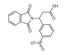 3-(3-nitro-phenyl)-3-phthalimido-propionic acid