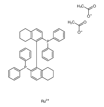 二乙酸根[(S)-(-)-2,2'-二(二苯基膦基)-5,5',6,6',7,7',8,8'-八氢-1,1'-联萘基]钌(II)