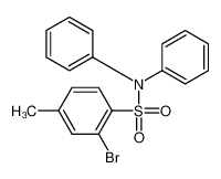 2-bromo-4-methyl-N,N-diphenylbenzenesulfonamide 61613-19-2