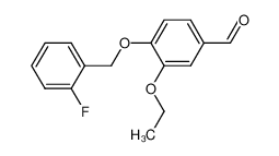 3-乙氧基-4-[(2-氟苄基)氧基]苯甲醛