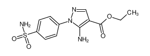 5-氨基-1-(4-氨磺酰基苯基)吡唑-4-甲酸乙酯