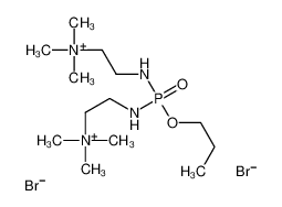 trimethyl-[2-[[propoxy-[2-(trimethylazaniumyl)ethylamino]phosphoryl]amino]ethyl]azanium,dibromide