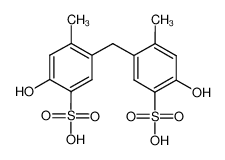 2-hydroxy-5-[(4-hydroxy-2-methyl-5-sulfophenyl)methyl]-4-methylbenzenesulfonic acid 78480-14-5