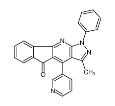 1016225-54-9 3-甲基-1-苯基-4-吡啶-3-基-1H-茚并[1,2-b]吡唑并[4,3-e]吡啶-5-酮