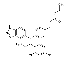 1365889-11-7 structure, C28H24ClFN2O2