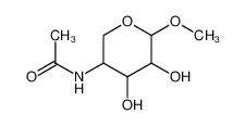 N-(4,5-dihydroxy-6-methoxyoxan-3-yl)acetamide 13143-98-1