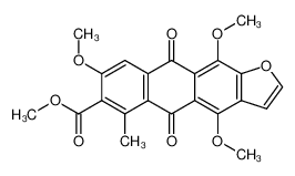 110551-55-8 spectrum, 6-methyl-4,8,11-trimethoxyanthra[2,3-b]furan-5,10-dione