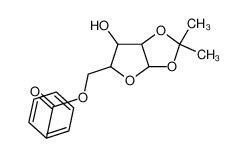 [(3aR,5R,6S,6aR)-6-hydroxy-2,2-dimethyl-3a,5,6,6a-tetrahydrofuro[2,3-d][1,3]dioxol-5-yl]methyl benzoate 6022-96-4