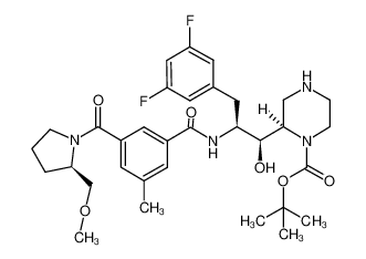 845973-56-0 structure, C33H44F2N4O6