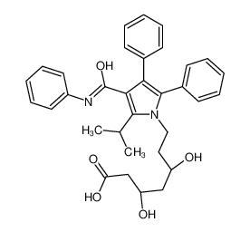 (betaR,deltaR)-beta,delta-二羟基-2-异丙基-4,5-二苯基-3-[(苯基氨基)羰基]-1H-吡咯-1-庚酸