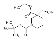 1-Boc-3-乙基哌啶-3-羧酸乙酯