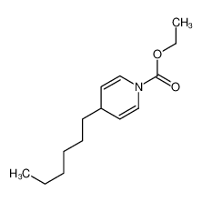 82126-17-8 spectrum, ethyl 4-hexyl-4H-pyridine-1-carboxylate