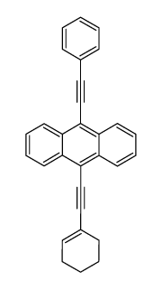 119571-31-2 spectrum, 9-(Δ1-Cyclohexenyl-ethinyl)-10-phenylethinyl-anthracen