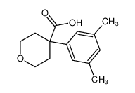 4-(3,5-dimethylphenyl)oxane-4-carboxylic acid 919017-08-6