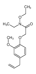 93149-03-2 N-ethoxy-N-ethyl-2-(2-methoxy-4-prop-2-enylphenoxy)acetamide