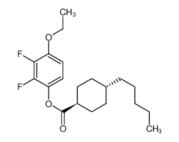 2,3-difluoro-4-ethoxyphenyl trans-4-pentylcyclohexanoate 123560-54-3