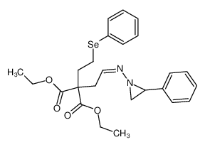 137435-36-0 spectrum, diethyl 2-(2-((2-phenylaziridin-1-yl)imino)ethyl)-2-(2-(phenylselanyl)ethyl)malonate