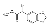 bromo(3,4-methylenedioxyphenyl)-acetic acid methyl ester 158692-25-2