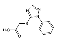 1-[硫代(1-苯-1H-四唑-5-基)]丙酮