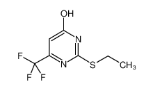 2-ethylsulfanyl-6-(trifluoromethyl)-1H-pyrimidin-4-one 657-58-9