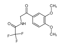 91994-52-4 spectrum, N-(trifluoroacetyl)-α-amino-3,4-dimethoxyacetophenone