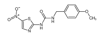 1-[(4-methoxyphenyl)methyl]-3-(5-nitro-1,3-thiazol-2-yl)urea 487021-52-3