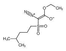 921755-26-2 2-diazonio-1-ethoxy-2-(4-methylpentylsulfonyl)ethenolate