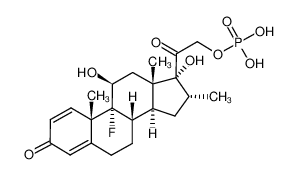 312-93-6 structure, C22H30FO8P