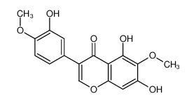 5,7-dihydroxy-3-(3-hydroxy-4-methoxyphenyl)-6-methoxychromen-4-one 86849-77-6