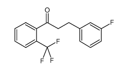 3-(3-fluorophenyl)-1-[2-(trifluoromethyl)phenyl]propan-1-one 898767-38-9