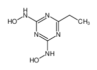 N-[4-ethyl-6-(hydroxyamino)-1,3,5-triazin-2-yl]hydroxylamine 94491-38-0