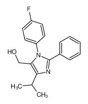 [3-(4-fluorophenyl)-2-phenyl-5-propan-2-ylimidazol-4-yl]methanol 109083-74-1