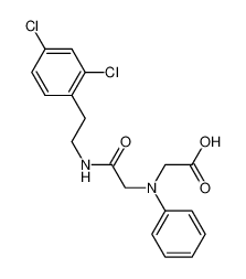 [(2-{[2-(2,4-Dichlorophenyl)ethyl]amino}-2-oxoethyl)(phenyl)amino]acetic acid