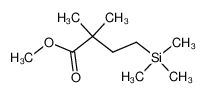 103738-69-8 methyl 2,2-dimethyl-4-trimethylsilylbutanoate