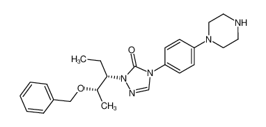 454479-39-1 2-((2S,3S)-2-(benzyloxy)pentan-3-yl)-4-(4-(piperazin-1-yl)phenyl)-2,4-dihydro-3H-1,2,4-triazol-3-one