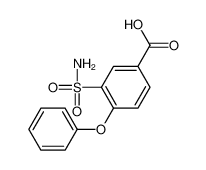 4-phenoxy-3-sulfamoylbenzoic acid 37531-34-3