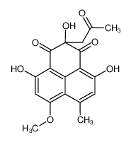 124190-19-8 structure, C18H16O7