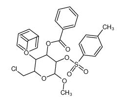 34340-07-3 structure, C28H27ClO9S