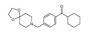 cyclohexyl-[4-(1,4-dioxa-8-azaspiro[4.5]decan-8-ylmethyl)phenyl]methanone 898758-64-0
