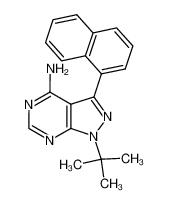 4-氨基-1-叔丁基-3-(1’-萘)吡唑并[3,4-d]嘧啶