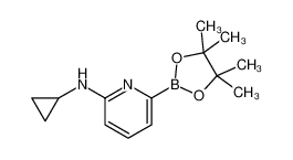 N-Cyclopropyl-6-(4,4,5,5-tetramethyl-1,3,2-dioxaborolan-2-yl)pyridin-2-amine 1309981-36-9