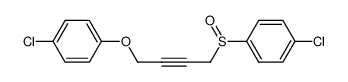 35887-53-7 1-chloro-4-((4-(4-chlorophenoxy)but-2-yn-1-yl)sulfinyl)benzene